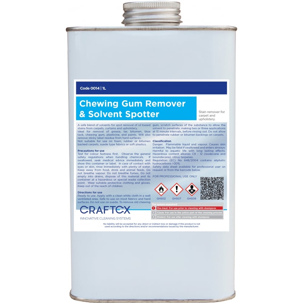 DETAK Solvent Chewing Gum Remover (6x300ml) - Caterclean Supplies